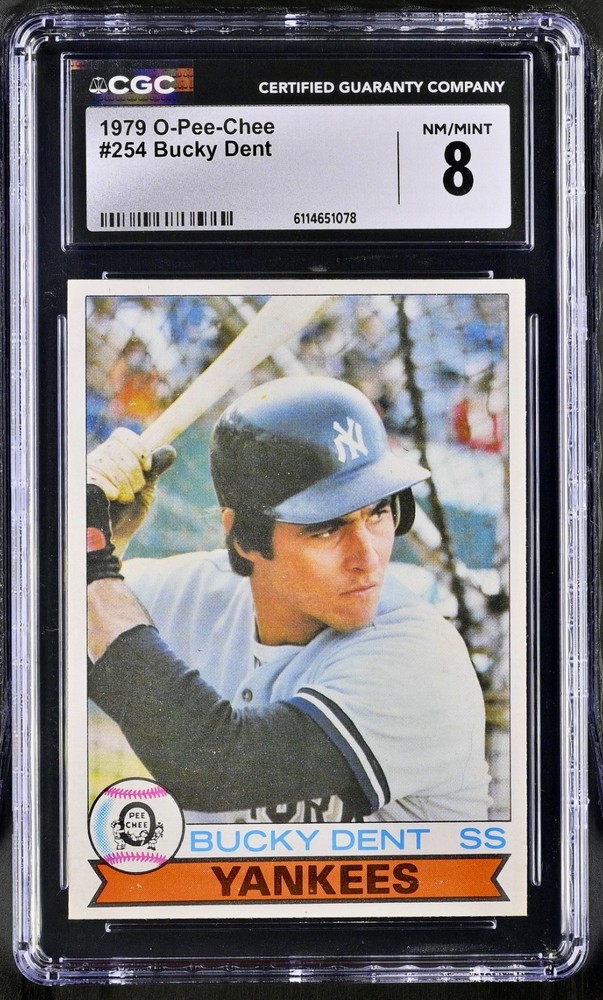 🔥 1979 O-Pee-Chee – BUCKY DENT #485 – CGC 8!!