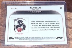 2022-23 Topps Chrome OTE Overtime Elite Eli Ellis Green Refractor Serial #d /75
