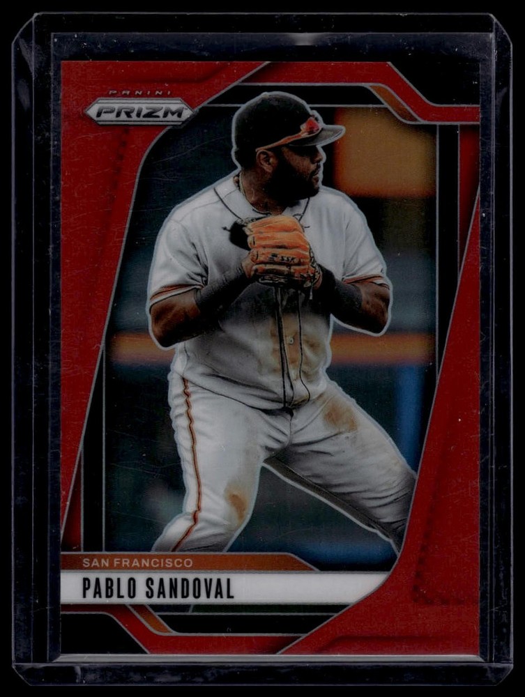 2025 Panini Prizm #294 Pablo Sandoval Red Prizms #/299