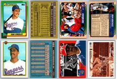 Juan Gonzalez 4 Card Lot – Caribbean & Texas Rangers Hall of Famer / Rookie