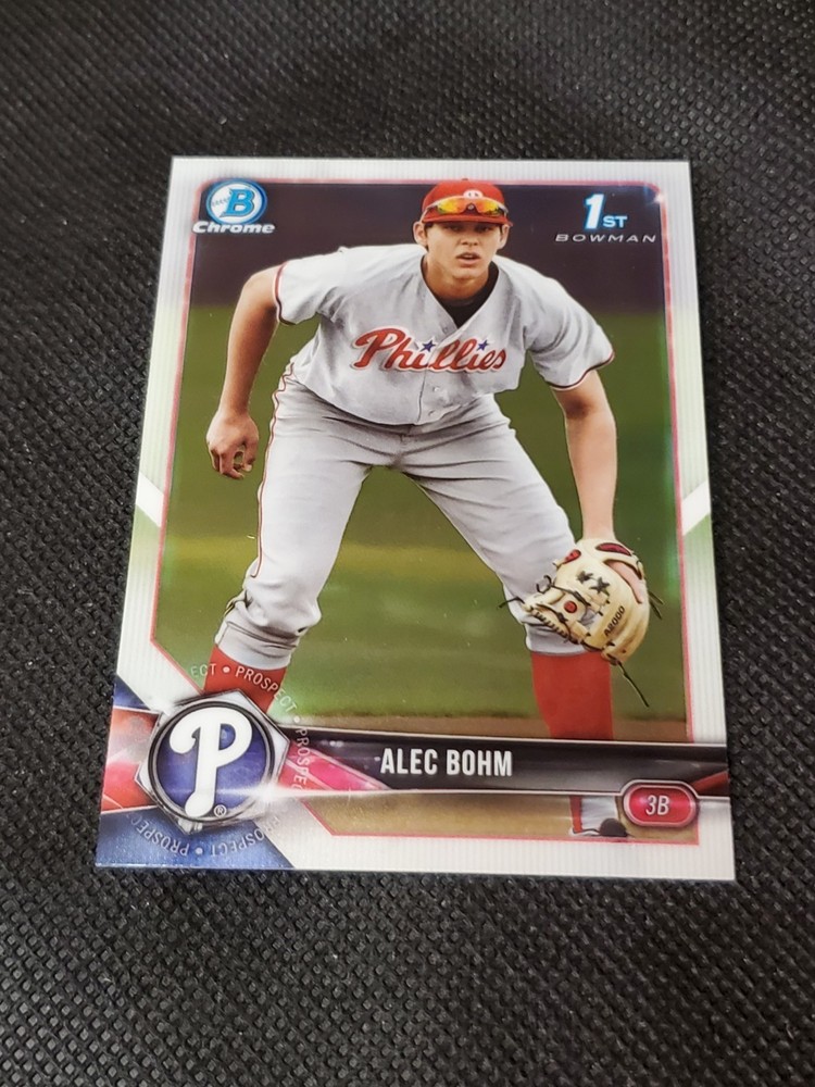 2018 Bowman Draft Chrome • ROOKIE CARD • ALEC BOHM • 4 FOR $5 READ DESCRIPTION