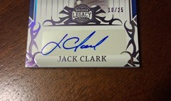 2023 Leaf Bronx Legacy * Yankees JACK CLARK Autograph Serial Number 10/25