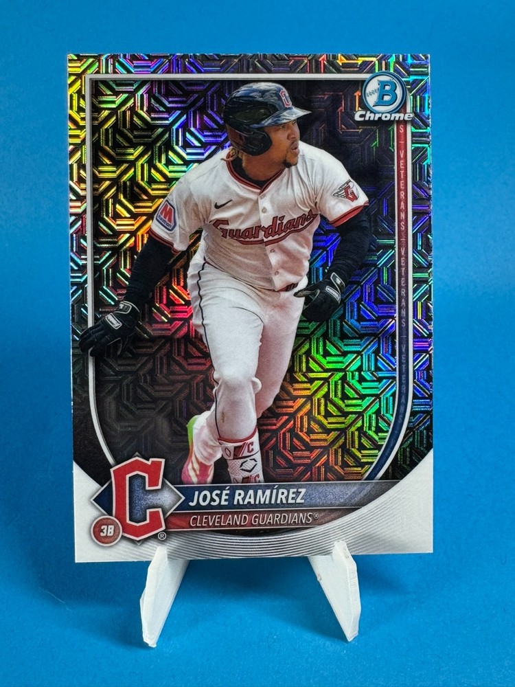 2025 Bowman Chrome Jose Ramirez #21 Mega Box Mojo Refractor