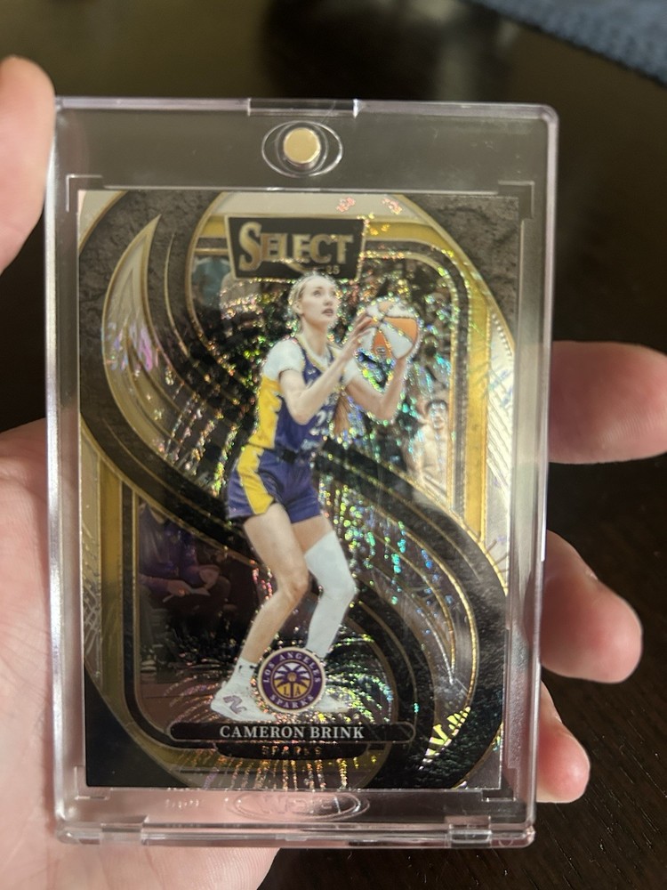 2025 Panini Select WNBA Cameron Brink #120 Premier Level Silver Party Prizm SSP