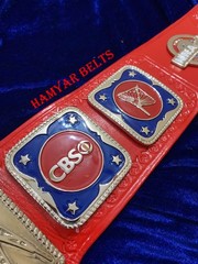 NWA Television heavyweight Championship Belt ,4mm Zinc,Nikal Plated,real Leather