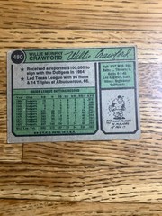 1974 Topps – Willie Crawford #480