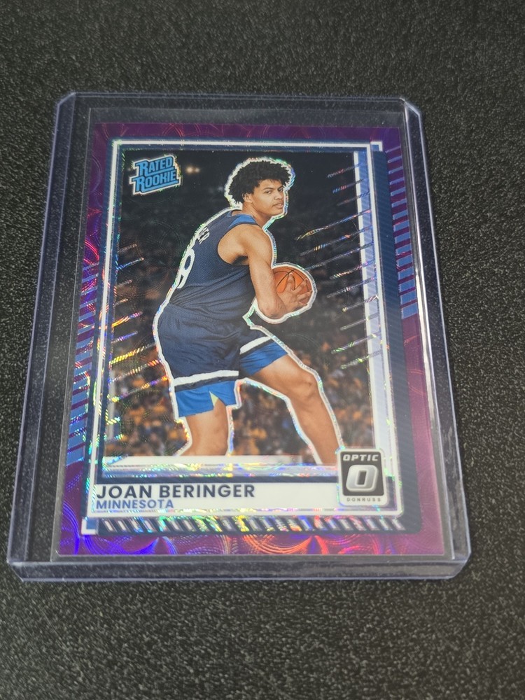 Panini 2025-26 Donruss Optic Rated Rookie Purple Scope Joan Beringer #11 56/75