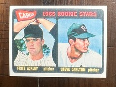 1965 ROOKIE STARS REPRINT STEVE CARLTON CARDINALS PHILLIES, QTY AVAILABLE