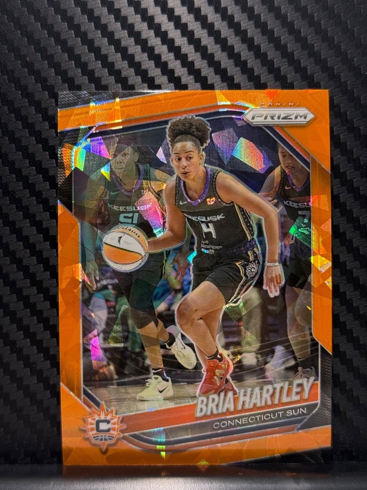 Panini Prizm 2025 WNBA Bria Hartley Orange Cracked Ice #86
