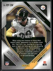 2025 Panini Prizm #PJY-TJW T.J. Watt Premier Jerseys