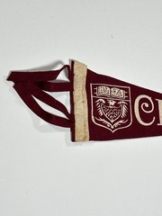 Vintage 1940s 50s University of Chicago Maroons 9” Felt Pennant College RARE