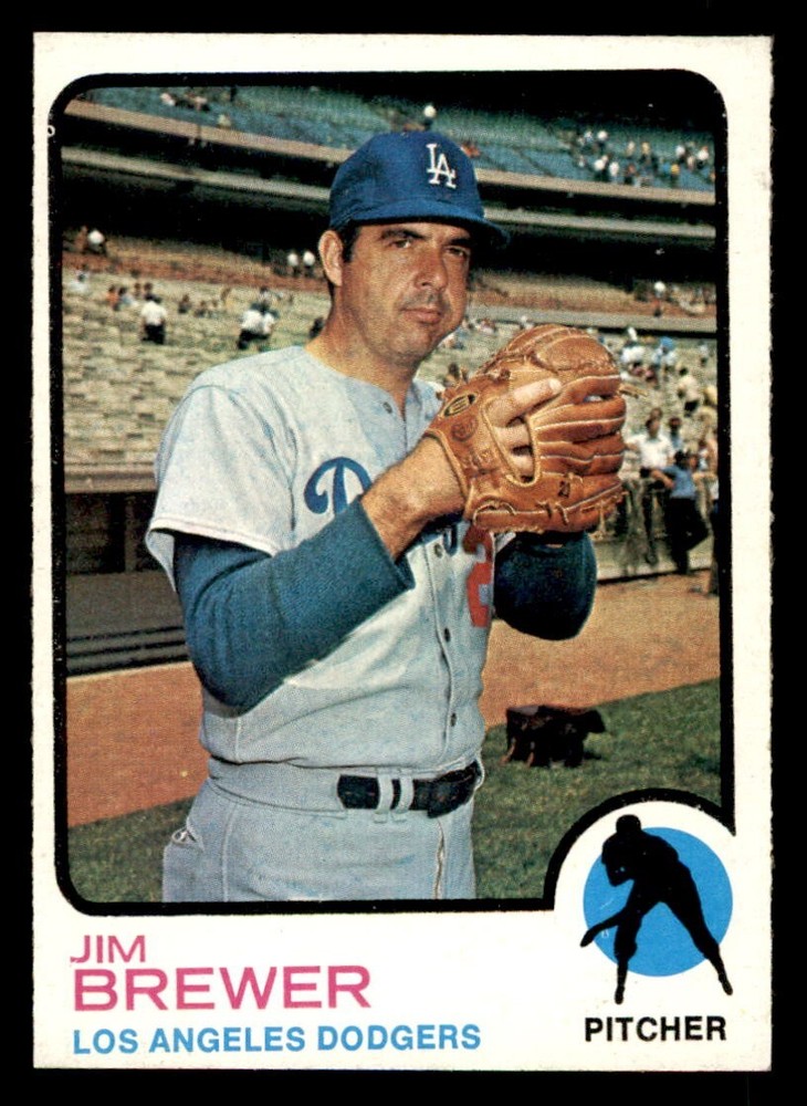 1973 Topps Baseball #126 Jim Brewer EX/MT *d7