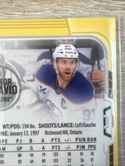2025-26 O-Pee-Chee Platinum Connor McDavid Neon Yellow Surge #63 Edmonton Oilers