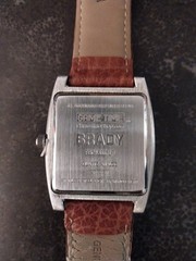 2004 NFL TOM BRADY GAME TIME WATCH IN original Tin-Patriots RARE!New Battery