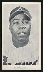 1970 Atlanta Braves Team Issue (3-3/8&Prime;x 5-1/2&Prime;) -TOMMIE AARON (Hank&rsquo;s Brother)