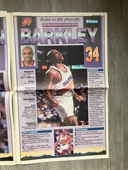 1993 AZ Tribune Newspaper Insert Phoenix Suns « The Road to the Playoffs » Barkley
