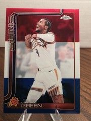 2025-26 Topps Chrome Update- Jalen Green #58 Red White & Blue Phoenix Suns