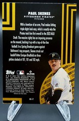 Topps 2024 Update Series Black Gold Paul Skenes RC Rookie Insert #BG-17 Pirates