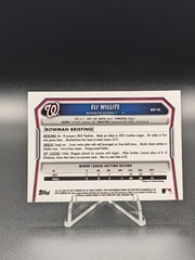 2026 Bowman Chrome Eli Willits Aqua Mojo Refractor #BCP-95 #/125 – Nationals