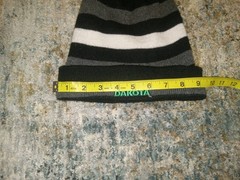 North Dakota Fighting Hawks beanie hat Black,White, and Gray