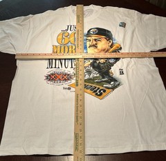 VTG 1996 NFL Pittsburgh Steelers SB XXX Caricature Single Stitch XL T-Shirt New