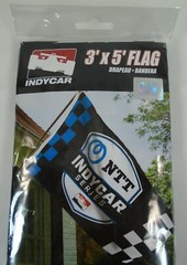 NTT INDYCAR Series Collector 3&prime; x 5&prime; Banner Checkered Racing Flag IRL Indy 500