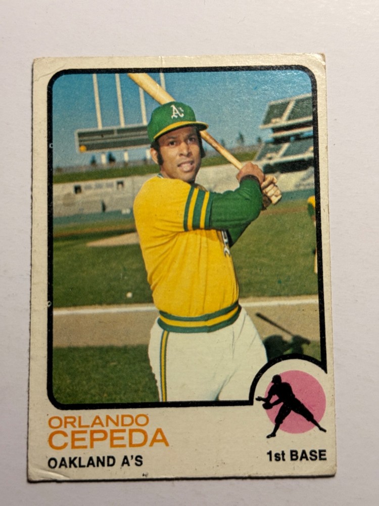 1973 Topps Orlando Cepeda #545 A&rsquo;s