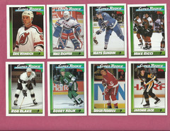1991-92 TOPPS HOCKEY SUPER ROOKIE CARD SET