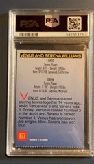 SERENA WILLIAMS & VENUS WILLIAMS SI KIDS #877 1999 ROOKIE PSA 9 GRADED LOW POP