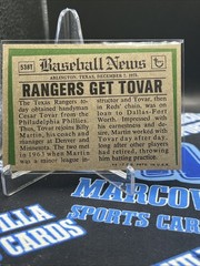 1974 Topps Baseball Cesar Tovar Traded Card #538T Texas Rangers EX+