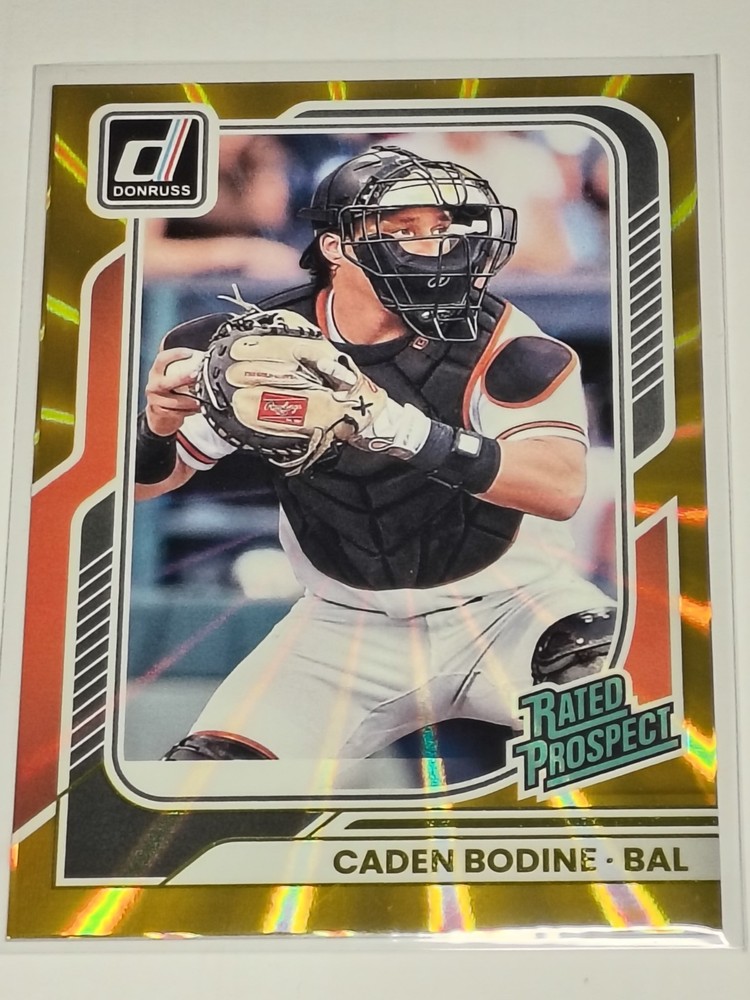 Caden Bodine 2026 Donruss Rated Prospect #117 /299 Baltimore Orioles Rookie