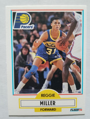 1990-91 Fleer #78 Reggie Miller Indiana Pacers