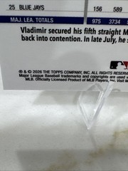 2026 Topps Chrome Black Geometric Vladimir Guerrero Jr. 02/10 Bluejays