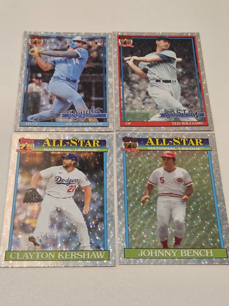 2026 Topps Series 2 Crackle Foil 1991 Topps Baseball & 1991 All Stars- You Pick!