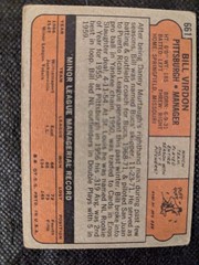1972 Topps – High # Bill Virdon #661