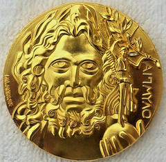 1896 First Olympic Game Athens Greece Participation Gold Medal JOC Official NICE