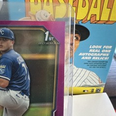 2025 Bowman Chrome Kendry Chourio 1st Bowman BCP-7 Fuchsia /199 Royals