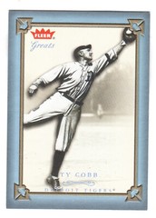 2004 FLEER GREATS OF THE GAME #2 TY COBB BLUE UNNUMBERED