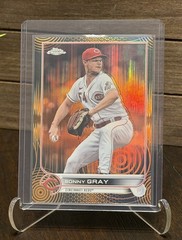 2022 Topps Chrome Sonny Gray Orange Black Pulsar /25 Cincinnati Reds #76