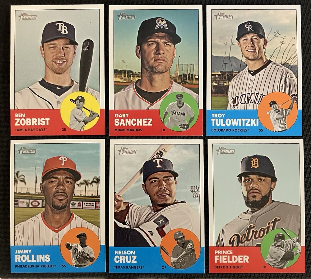 2012 Topps Heritage SHORT PRINTS You Pick Complete your set #426 – 500