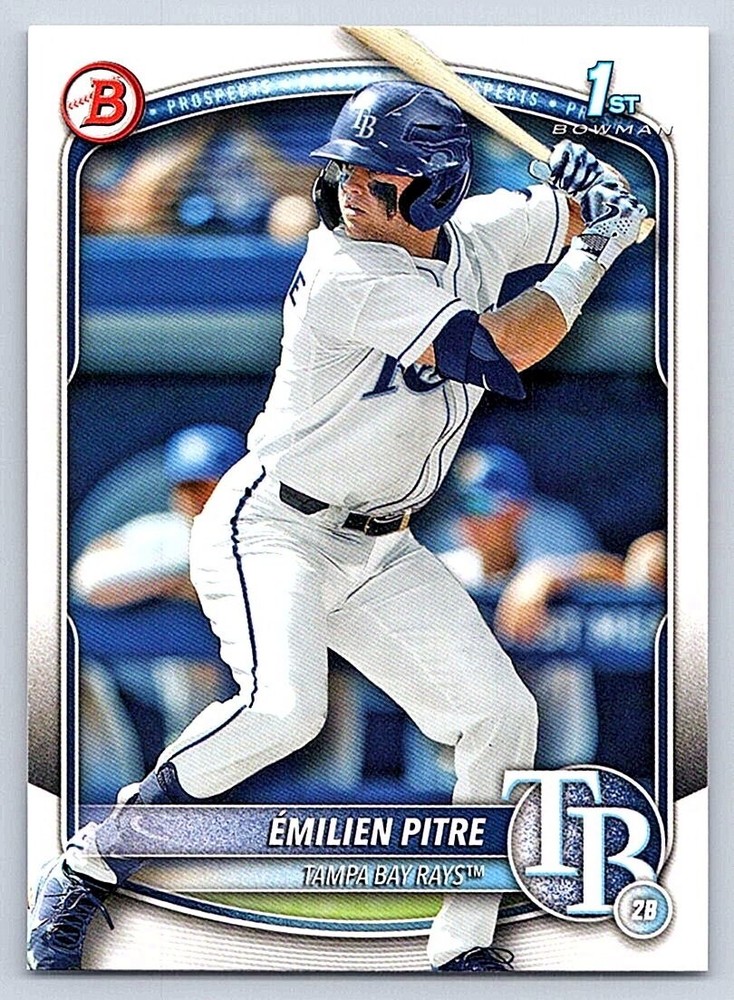 EMILIEN PITRE RAYS RC 1st card 2025 BOWMAN PROSPECTS #BP-83