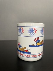 Vons Papel 1984 Los Angeles Olympics Swimming Sam the Eagle Ceramic Mug/Cup