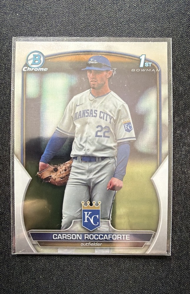 2023 Bowman Draft – Chrome Carson Roccaforte #BDC-140 (RC) Rookie
