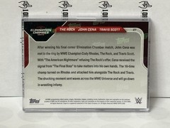 2025 Topps Now WWE The Rock John Cena Travis Scott Shocking Turn! Card #27