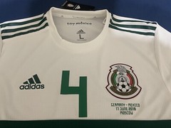 ADIDAS CLIMACHILL MEXICO R. MARQUEZ vs GERMANY LONG SLEEVE SOCCER JERSEY SIZE L