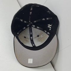 New Era 59fifty Houston Rockets Blackout Logo Fitted Hat Size 7 3/8 Baseball Cap