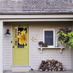 AVOIN colorlife Spring Summer Bee Sunflower House Size-28 x 40&Prime;, Multicolor