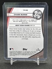 2024 Bowman&rsquo;s Best – Top Prospects Chase Burns #TP-28 (RC)
