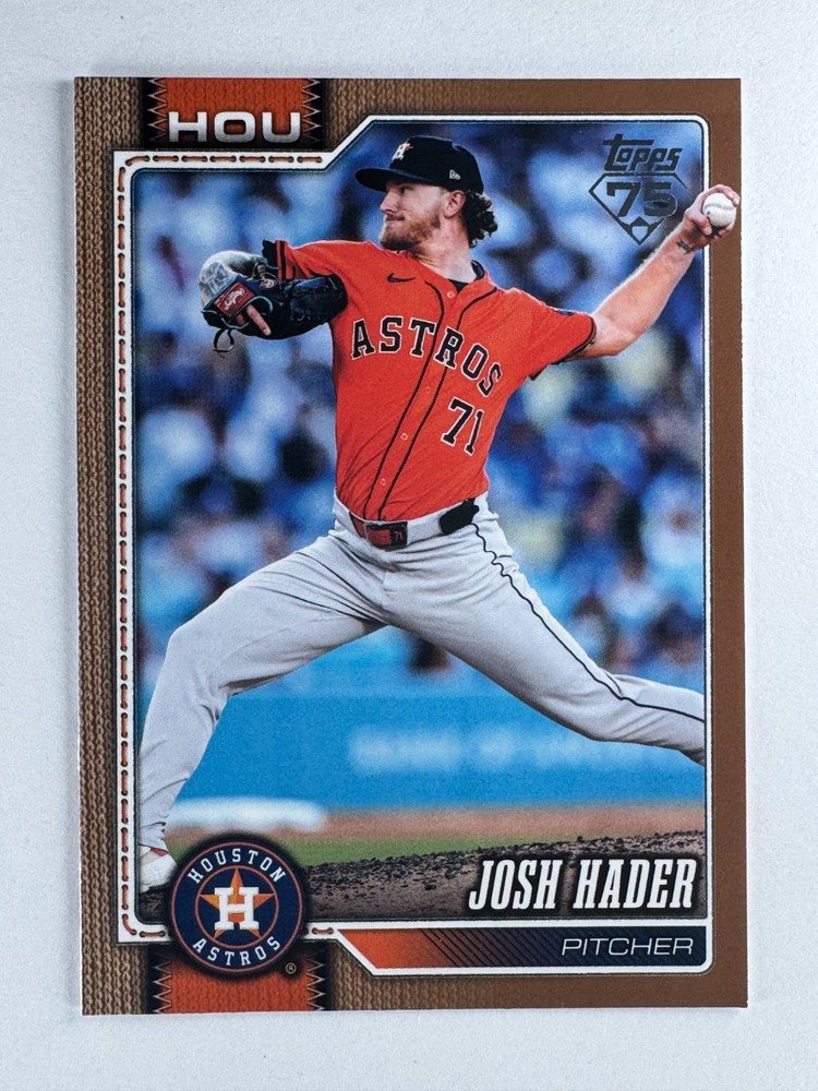 JOSH HADER 2026 Topps #454 GOLD 2026 Houston Astros