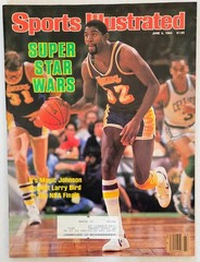 Lot of 20 Sports Illustrated NBA Magazines 1979-96 Magic Bird Kareem Dr. J